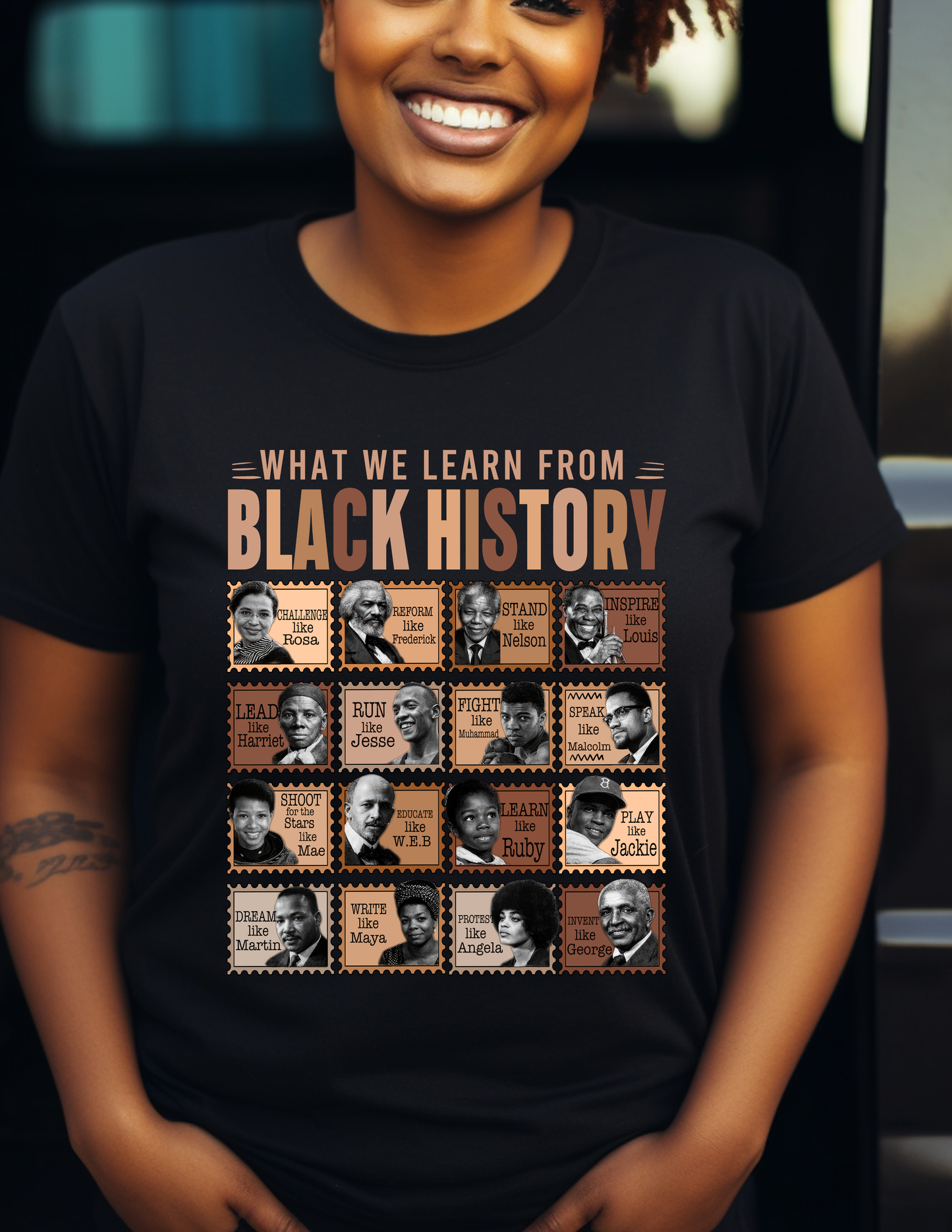 What We Learn From Black History Tee