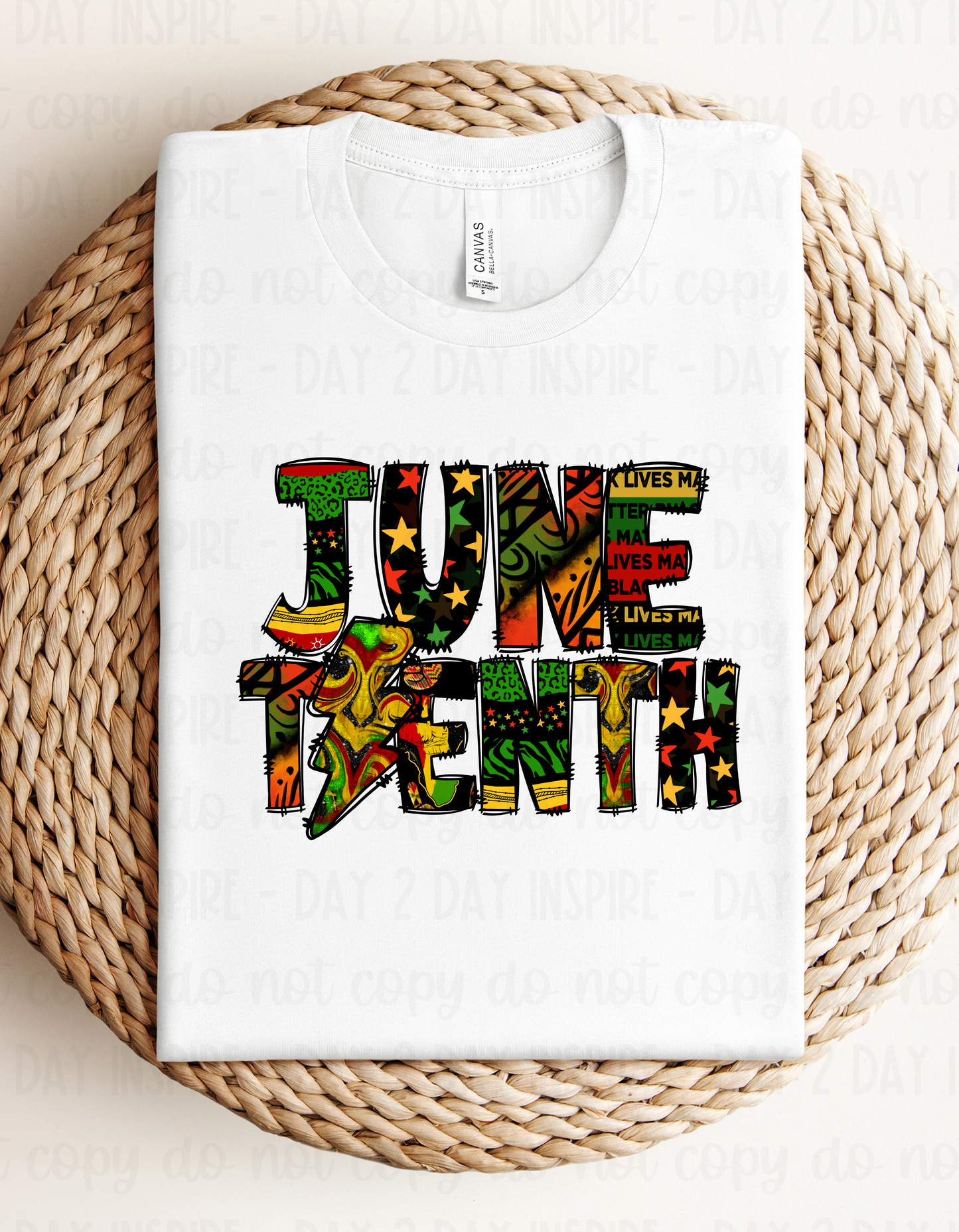 Juneteenth Lighting Bolt Tee