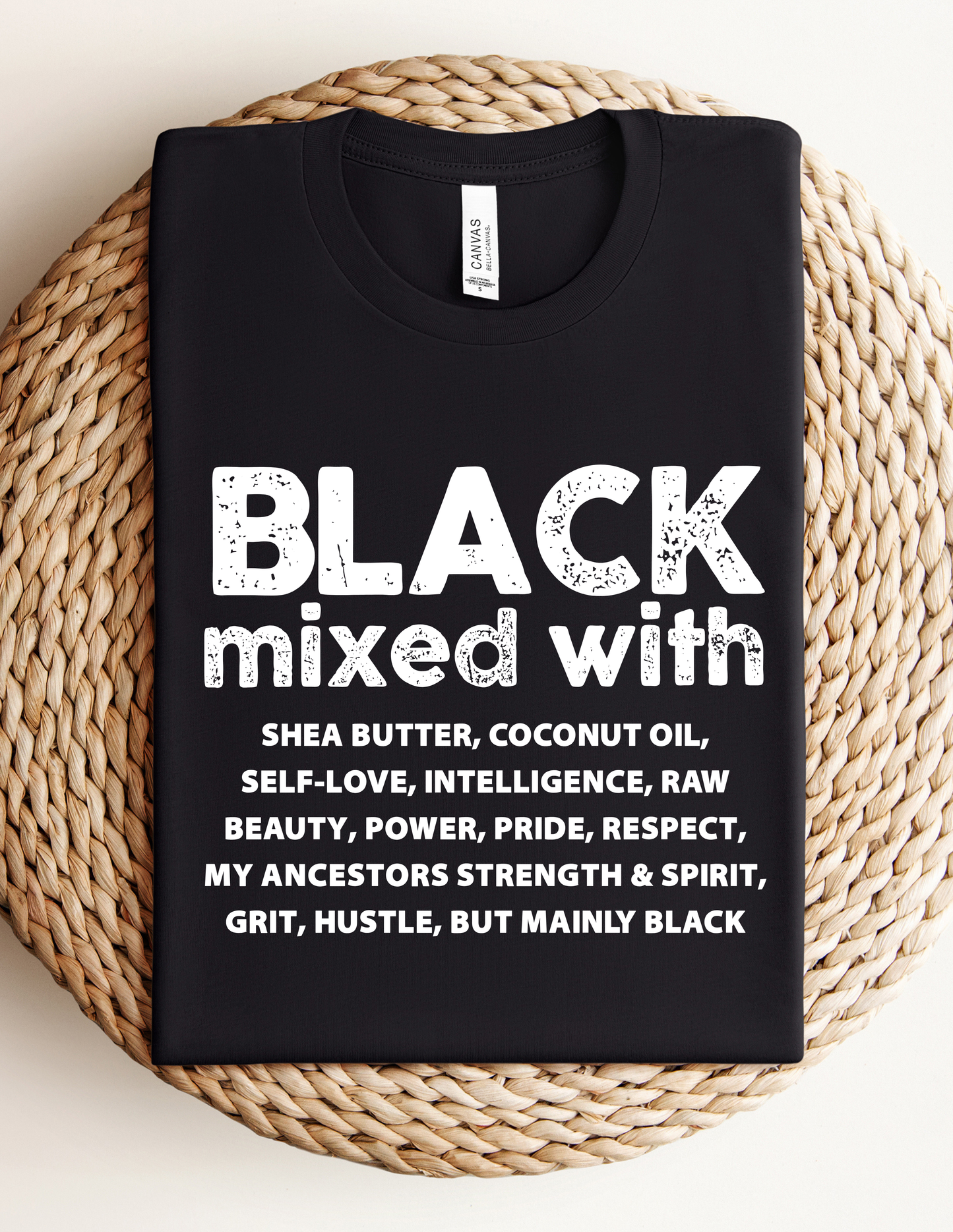 Black Mixed With Tee