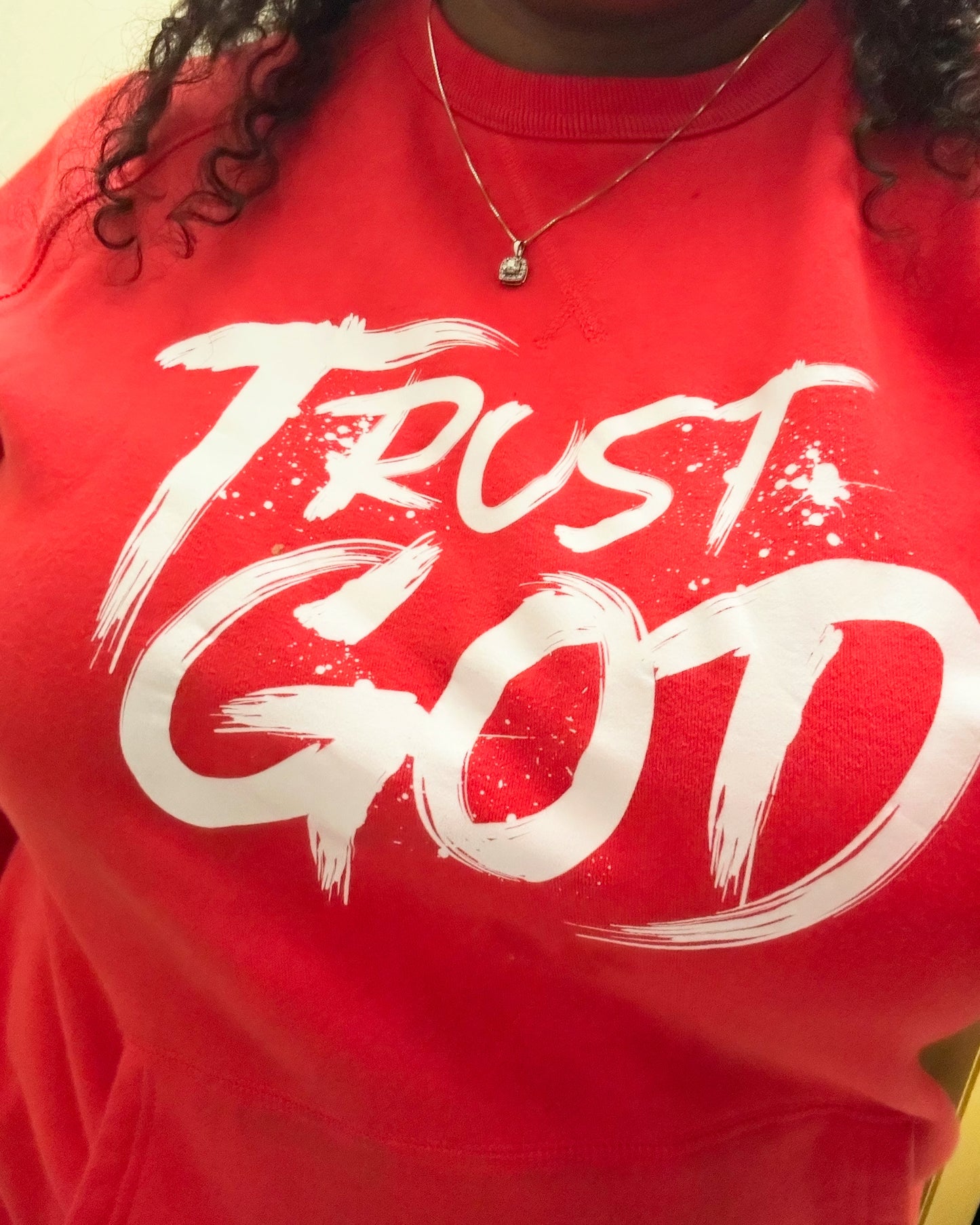 Trust God Crew Neck